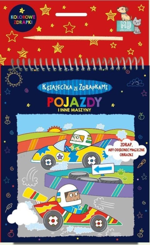 Książeczka ze zdrapkami - pojazdy i inne maszyny Książeczka ze zdrapkami - pojazdy i inne maszyny