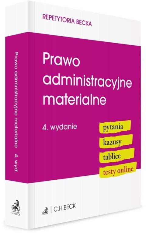 Prawo administracyjne materialne w.4 Prawo administracyjne materialne w.4