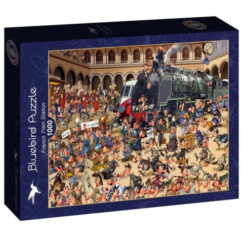 Puzzle 1000 Dworzec kolejowy we Francji Puzzle 1000 Dworzec kolejowy we Francji