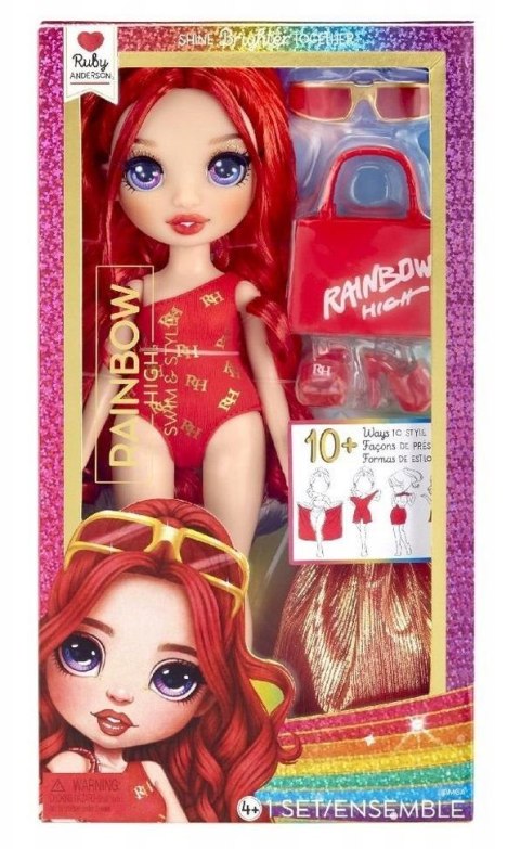 Rainbow High Swim&Style Fashion Doll - Ruby Rainbow High Swim&Style Fashion Doll - Ruby
