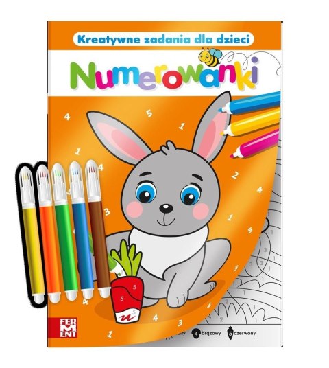 Kolorowanka po numerach z pisakami Kolorowanka po numerach z pisakami