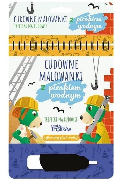 Malowanki z pisakiem wodnym.Trefliki na budowie Malowanki z pisakiem wodnym.Trefliki na budowie