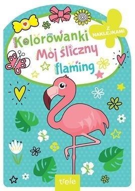 Mój śliczny flaming. Kolorowanka z wykrojnikiem