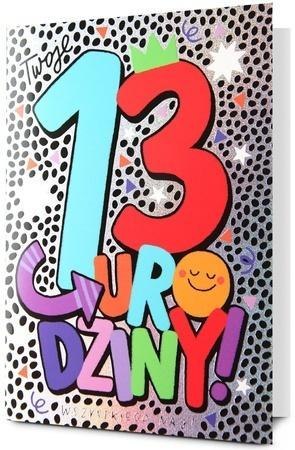 Karnet Urodziny 13 Karnet Urodziny 13
