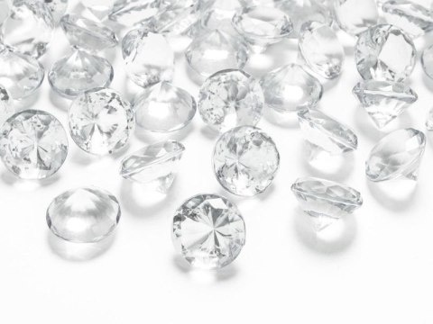 Diamentowe konfetti bezbarwny 20mm 10szt Diamentowe konfetti bezbarwny 20mm 10szt