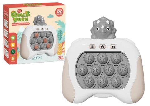 Gra sensoryczna triceratops szara Gra sensoryczna triceratops szara