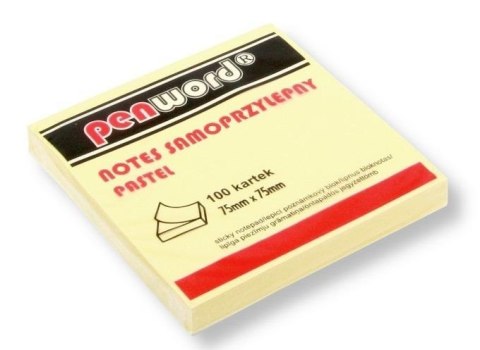 Notes samoprzylepny pastel 75x75mm 100K Notes samoprzylepny pastel 75x75mm 100K
