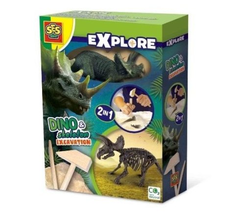 Explore Skamielina 2w1 Triceratops Explore Skamielina 2w1 Triceratops