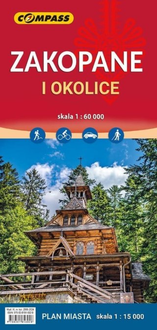 Mapa - Zakopane i okolice 1:60 000