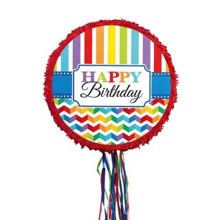 Piniata Birthday Brights papier / plastik 45x45x8,
