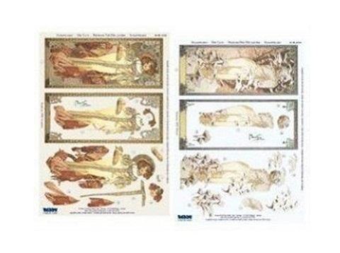 Arkusze do techniki 3D Alfons Mucha 2szt Arkusze do techniki 3D Alfons Mucha 2szt