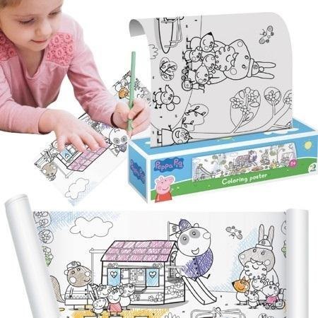 Kolorowanka na rolce Świnka Peppa Kolorowanka na rolce Świnka Peppa
