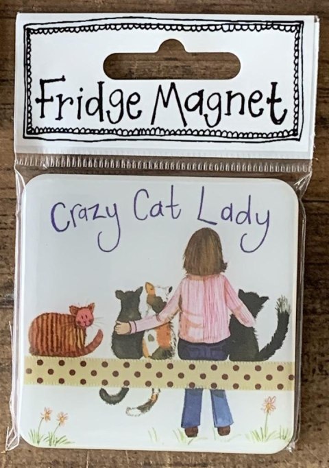 Magnes FM219 Crazy Cat Lady Kociara Magnes FM219 Crazy Cat Lady Kociara
