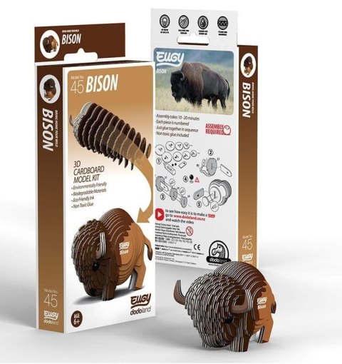 Bizon Eugy. Eko Układanka 3D Bizon Eugy. Eko Układanka 3D