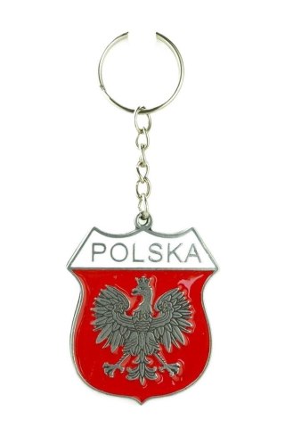 Brelok metalowy Godło Polski ABINO