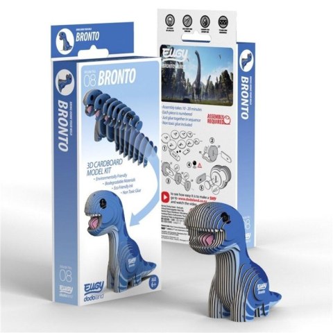 Dinozaur Bronto Eugy. Eko Układanka 3D Dinozaur Bronto Eugy. Eko Układanka 3D