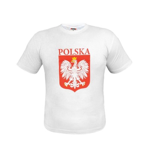 Koszulka z nadrukiem biała XL Koszulka z nadrukiem biała XL