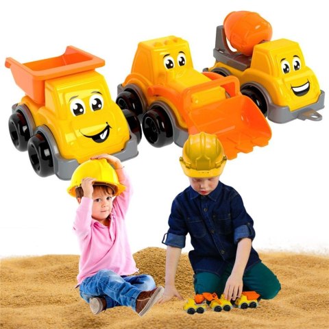 Miniaturowe pojazdy budowlane 3szt Miniaturowe pojazdy budowlane 3szt