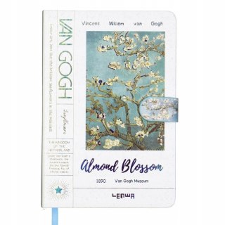 Notes z zapięciem B6/128K Van Gogh Migdałowiec