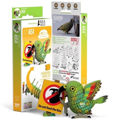 Papuga Kea Eugy. Eko Układanka 3D Papuga Kea Eugy. Eko Układanka 3D