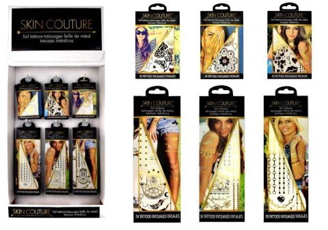 Tatuaże wakacyjne Skin Couture (36szt) Tatuaże wakacyjne Skin Couture (36szt)