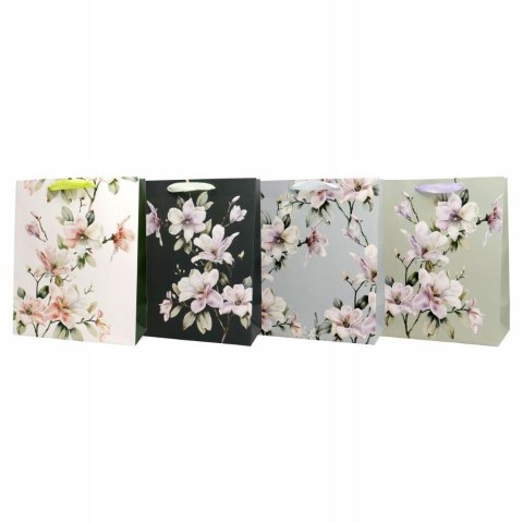 Torba prezentowa 26x32 gałązki, magnolii mix Torba prezentowa 26x32 gałązki, magnolii mix