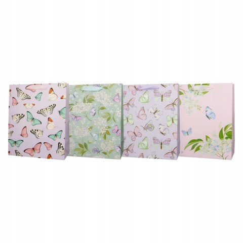 Torba prezentowa 26x32 motyle mix Torba prezentowa 26x32 motyle mix