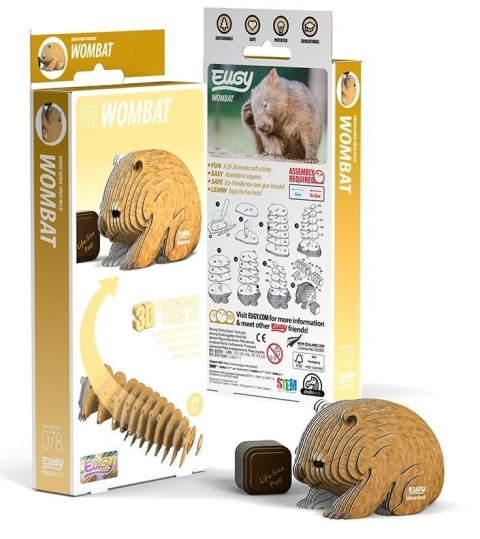 Wombat Eugy. Eko Układanka 3D Wombat Eugy. Eko Układanka 3D