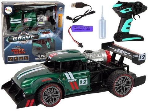 Auto R/C 1:16 zdalnie sterowane zielone Auto R/C 1:16 zdalnie sterowane zielone