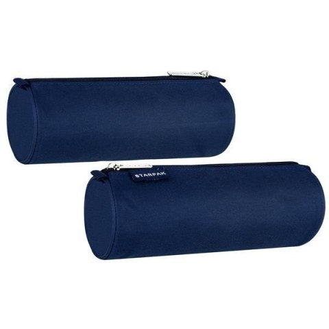 Piórnik tuba 1 zamek Navy blue Piórnik tuba 1 zamek Navy blue
