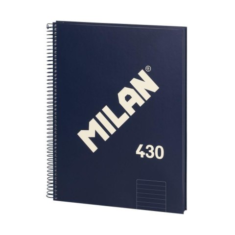 Zeszyt na spirali A4/80K linia 1918 nieb. MILAN Zeszyt na spirali A4/80K linia 1918 nieb. MILAN