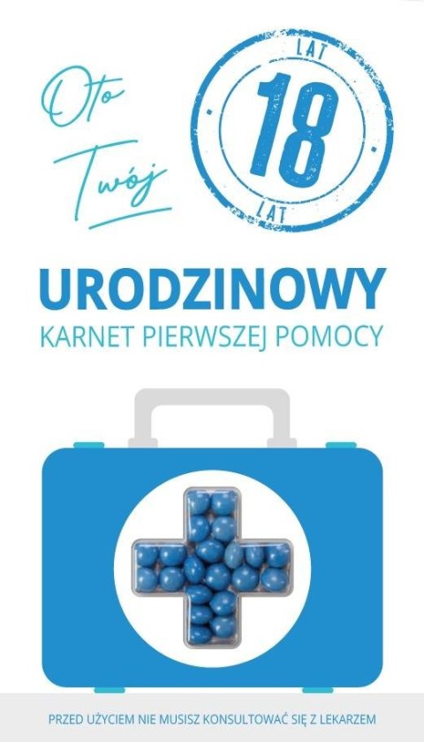 Karnet urodziny 18 Karnet urodziny 18