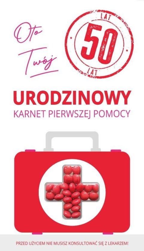 Karnet urodziny 50 Karnet urodziny 50