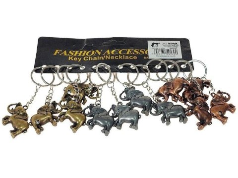 Brelok słoń metalowy (12szt) Brelok słoń metalowy (12szt)
