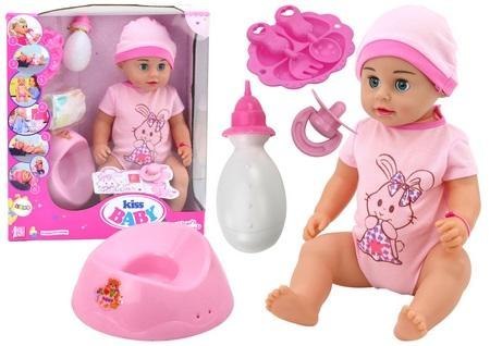 Lalka bobas siusiająca + akcesoria Lalka bobas siusiająca + akcesoria