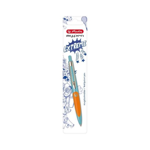 Długopis My.Pen turkus/pomarańczowy Długopis My.Pen turkus/pomarańczowy