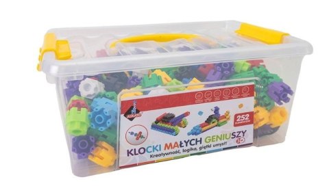 Klocki małych geniuszy śrubki 252 elementy Klocki małych geniuszy śrubki 252 elementy