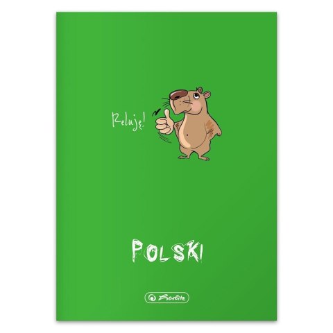 Zeszyt A5/60K linia Eco PP J.Polski (5szt) HERLITZ