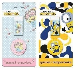 Gumka + temperówka na blistrze Minionki Gumka + temperówka na blistrze Minionki