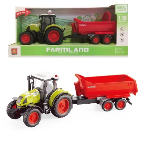 Traktor z przyczepą Traktor z przyczepą