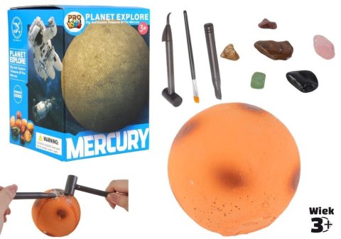 Wykopaliska minerałów planeta Merkury Wykopaliska minerałów planeta Merkury