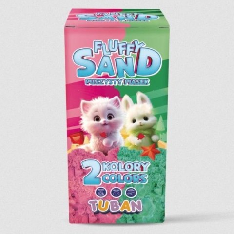 Zestaw Fluffy Sand 2x70g różowy/zielony TUBAN Zestaw Fluffy Sand 2x70g różowy/zielony TUBAN
