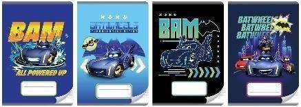 Zeszyt A5/16K kolorowe trzy linie Batman (20szt) Zeszyt A5/16K kolorowe trzy linie Batman (20szt)