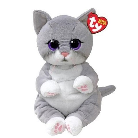 Beanie Bellies Morgan - szary kot 24cm Beanie Bellies Morgan - szary kot 24cm