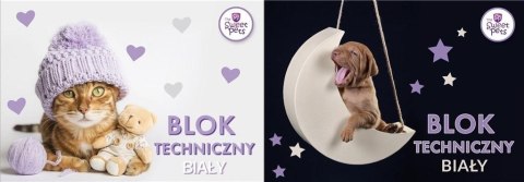 Blok techniczny A4/10K biały The Sweet Pets Blok techniczny A4/10K biały The Sweet Pets