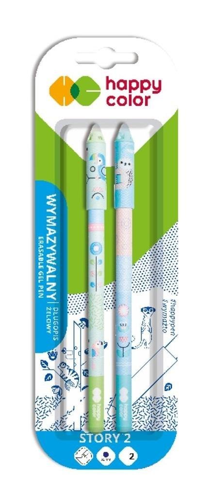 Długopis wymazywalny Story 2 0,5mm 2szt niebieski Długopis wymazywalny Story 2 0,5mm 2szt niebieski