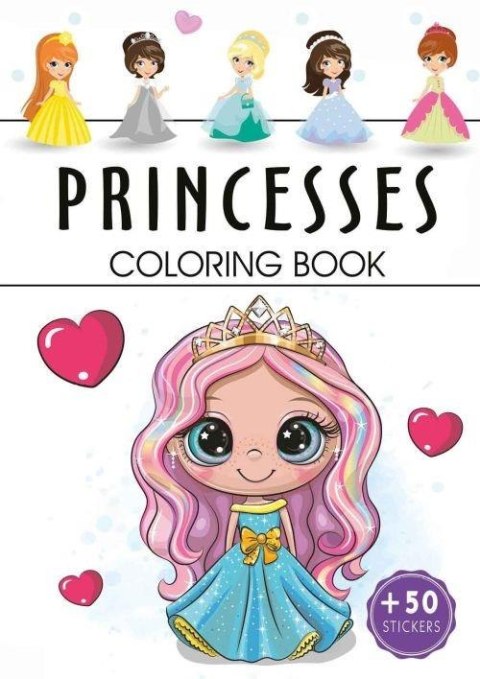 Princesses. Coloring book Princesses. Coloring book