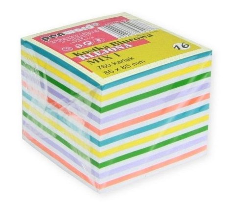 Kostka biurowa mix 85x85x70mm 760K Kostka biurowa mix 85x85x70mm 760K