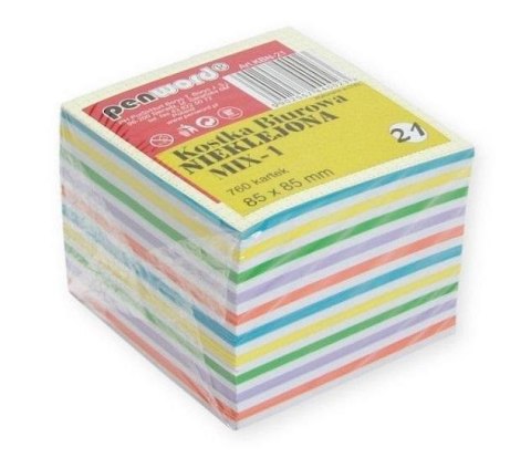 Kostka biurowa mix 85x85x70mm 760K Kostka biurowa mix 85x85x70mm 760K
