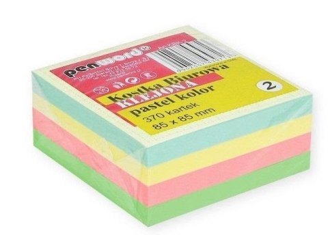 Kostka biurowa pastel 85x85x35mm 370K Kostka biurowa pastel 85x85x35mm 370K